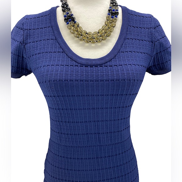 Michael Kors Textured Knit Bodycon Dress - Picture 3 of 9